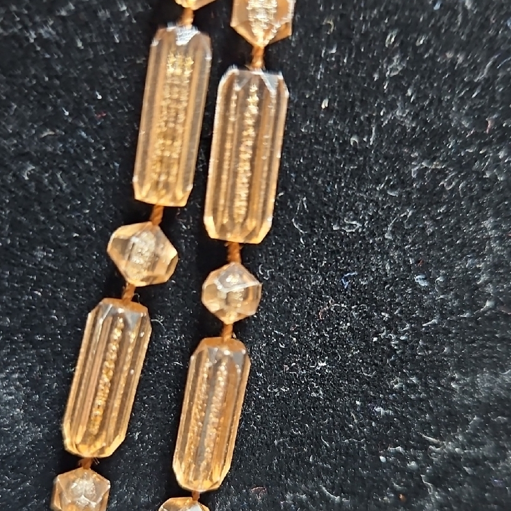 Pinkish Beaded Double-Strand Necklace - Picture 3 of 8